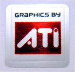 Original Graphics by ATI Logo Sticker 15 x 15mm [27]