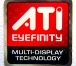 Original ATI Eyefinity Multi Display Technology Sticker 16 x 16.5mm [347]