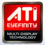 Original ATI Eyefinity Multi Display Technology Sticker 16 x 16.5mm [347]