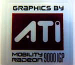 Original Graphics by ATI Mobility Radeon 9000 IGP Sticker 20 x 20mm [29]
