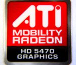 Original ATI Mobility Radeon HD5470 Graphics Sticker 16 x 16.5mm [295]