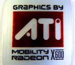 Original Graphics by ATI Radeon x600 Sticker 20 x 20mm [110]
