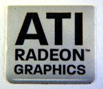 Original ATI Radeon Graphics Sticker 14 x 16mm [282]