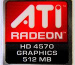 Original ATI Radeon HD4570 Graphics 512MB Sticker 16 x 16.5mm [278]