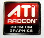 Original ATI Radeon Premium Graphics Sticker 16 x 16.5mm [359]