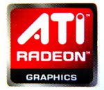 Original ATI Radeon Graphics Sticker 16 x 16.5mm [289]