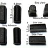 Acer Aspire One Netbook Rubber Feet Set 11mm(L) x 4.5mm(W) x 4.7mm(H) [614]