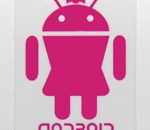 Android Girl Sticker 19 x 24mm [641]