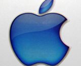 Apple Blue Sticker 28 x 32mm [633]