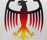 Deutsche Adler / German Eagle Sticker 50 x 70mm [C16]