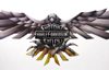 Harley Davidson Spread Eagle Sticker / Emblem 70 x 170mm [C29]