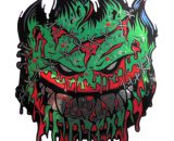Spitfire Flame Head Slime sticker 60mmW x 80mmH / 3 1/8H"x 2 3/8W" [C53]
