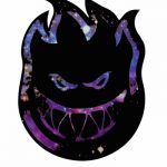 VATH Spitfire Flame Head Space sticker 60mmW x 81mmH / 3 1/4"H x 2 3/8"W [C58]