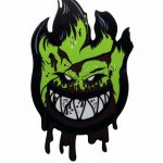 VATH Spitfire Flame Head Slice sticker 53mmW x90mmH / 3 1/2"H x 2 1/8"W [C60]
