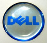 Dell Epoxy Sticker (bubble) 25 x 25mm [428]