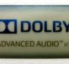 Original Dolby Advanced Audio v2 sticker 14.5 x 24mm  [568]