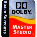 Original Dolby Master Studio Sticker 17 x 19mm [148]
