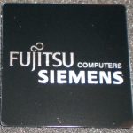 Original Fujitsu Siemens Computer Sticker 34.5 x 34.5mm [204]