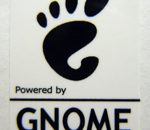 Powered by GNOME Linux  Sticker 19 x 24mm [526]