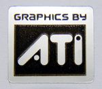 Original Graphics by ATI "Black" Sticker 13 x 14.5mm [182]