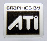 Original Graphics by ATI "Black" Sticker 13 x 14.5mm [182]