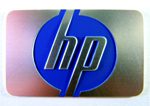 Original HP Sticker / Badge (Blue) 23 x 38mm [98]