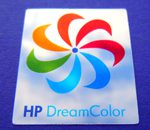 HP DreamColor Sticker 22.4 x 36.8mm [432]