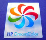 HP DreamColor Sticker 22.4 x 36.8mm [432]