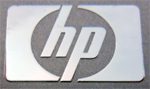 HP Sticker / Emblem / Badge 13 x 22mm [566]