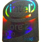 Original Intel Core 2 Duo Inside Limited Edition 19 x 24mm [245]