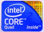 Original Intel Core 2 Quad Inside Sticker 18 x 24.5mm [193]