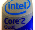 Original Intel Core 2 Quad "Silver Top" Sticker  19 x 24mm [45]
