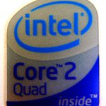Original Intel Core 2 Quad Inside Sticker 16 x 20mm [262]