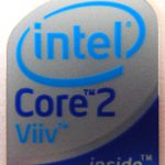 Original Intel Core 2 Viiv Inside Sticker 19 x 24mm [53]