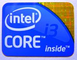 Original Intel Core i3 Inside Sticker 15.5 x 21mm [235]