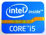 Original Intel Core i5 Inside Sticker 15.5 x 21mm [308]
