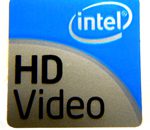 Original Intel HD Video Sticker 19 x 19mm [175]