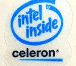 Original Intel Inside Celeron Sticker 16 x 20mm [72]