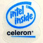 Original Intel Celeron Inside Sticker 20 x 24mm [273]