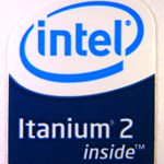 Original Intel Itanium 2 Inside Sticker 10 x 12mm [132]