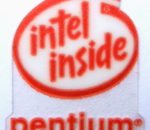 Original Intel Pentium Inside Sticker 18 x 21mm Red [366]