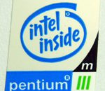 Original Intel Inside Pentium 3 Mobile Sticker 14 x 18mm [75]