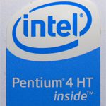 Original Pentium 4 HT Inside Sticker 16 x 20mm [67]