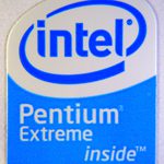 Original Intel Pentium Extreme Sticker 19 x 24mm [79]