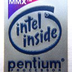 Original Intel Pentium MMX Inside Sticker 19 x 24mm [331]