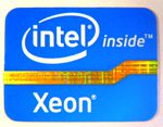 Original Intel Xeon Inside Sticker 18 x 24.5mm [314]