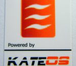 Powered by KATEOS Linux Sticker 19 x 24mm [466]