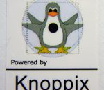Powered by Knoppix Linux Sticker 19 x 24mm [469]