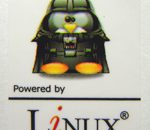 Powered by Linux Darth Vader Edition Sticker 19 x 24mm [521]