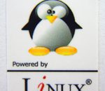 Powered by Linux Sticker 19 x 28mm [413]